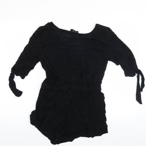 New Look Womens Black   Playsuit One-Piece Size M