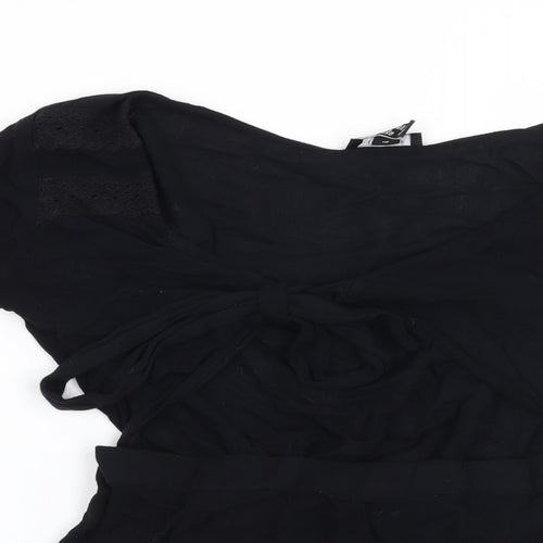 New Look Womens Black   Playsuit One-Piece Size M