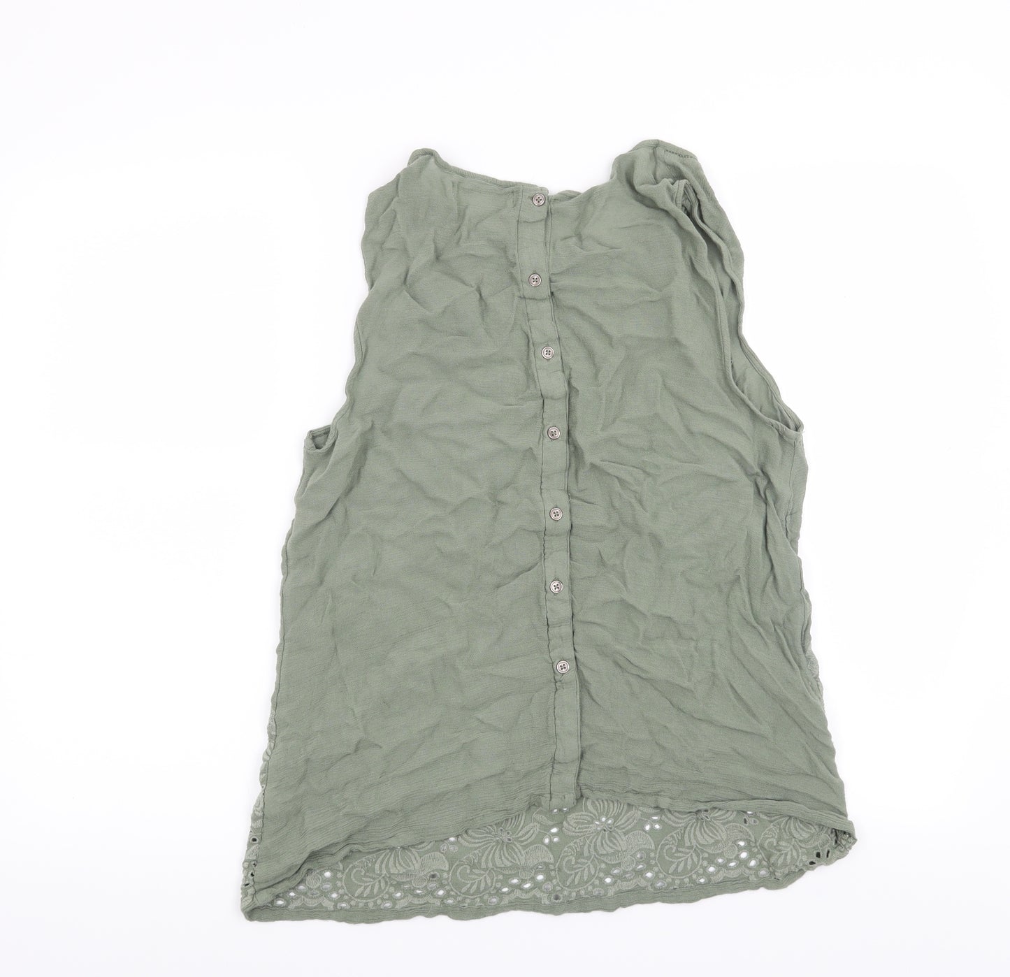 BHS Womens Green Floral  Basic Blouse Size 16