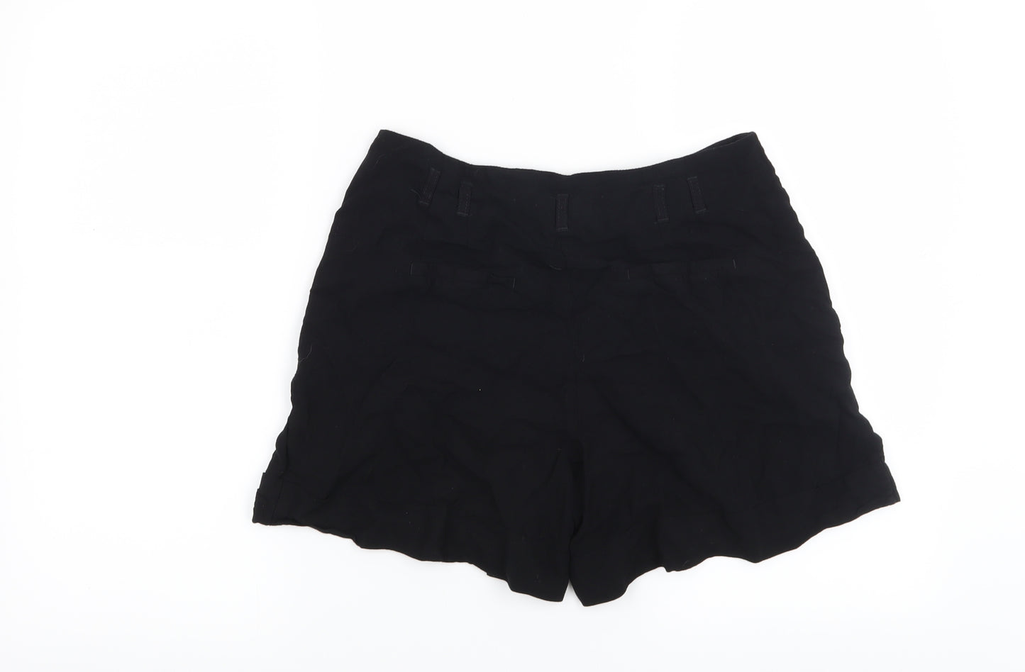 George Womens Black   Hot Pants Shorts Size 10