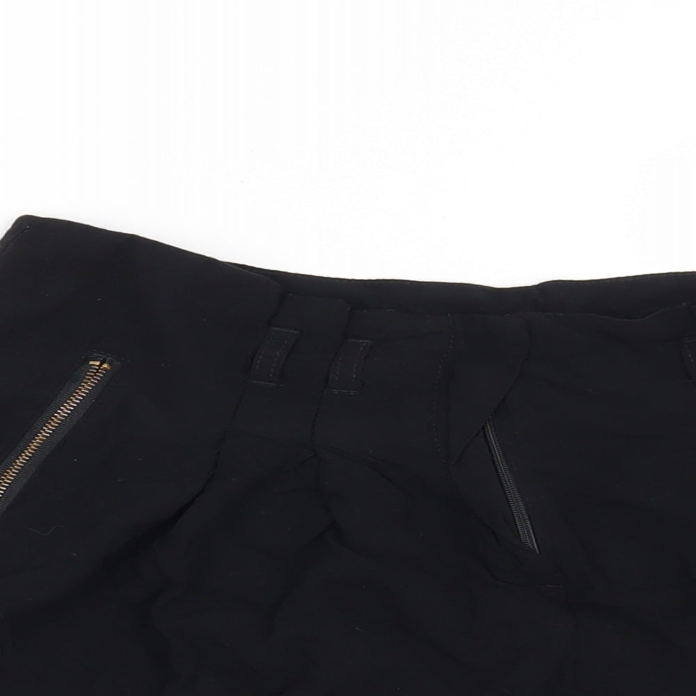 George Womens Black   Hot Pants Shorts Size 10