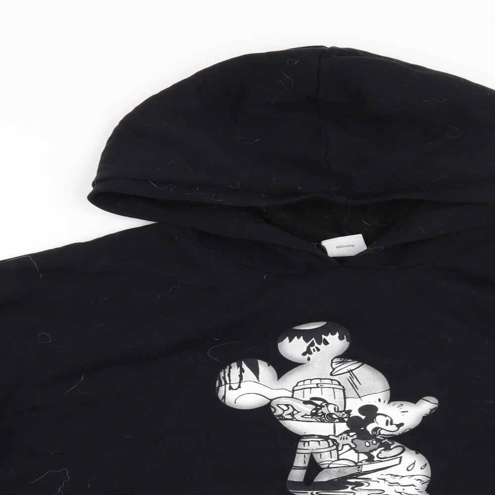 Primark Womens Black   Pullover Hoodie Size 12  - Walt Disney