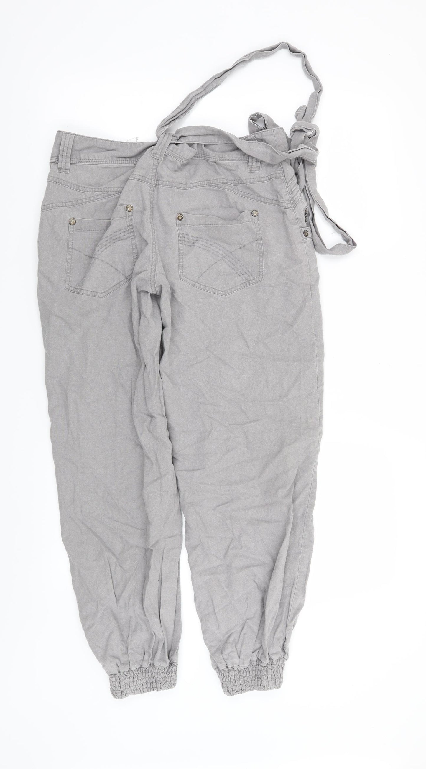 NEXT Womens Grey   Trousers  Size 12 L28 in