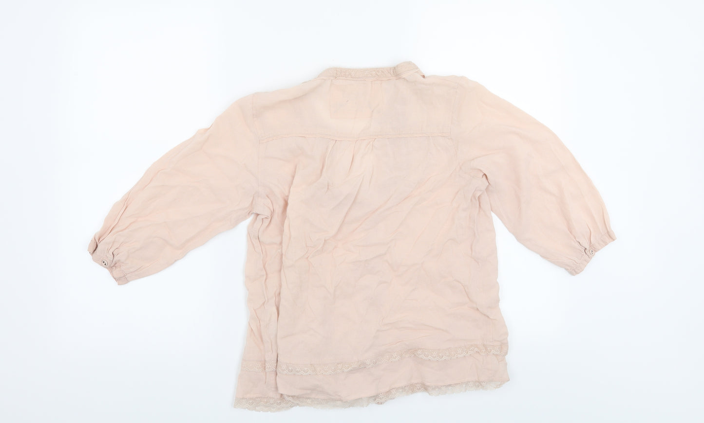 River Island Womens Pink   Basic Button-Up Size 10