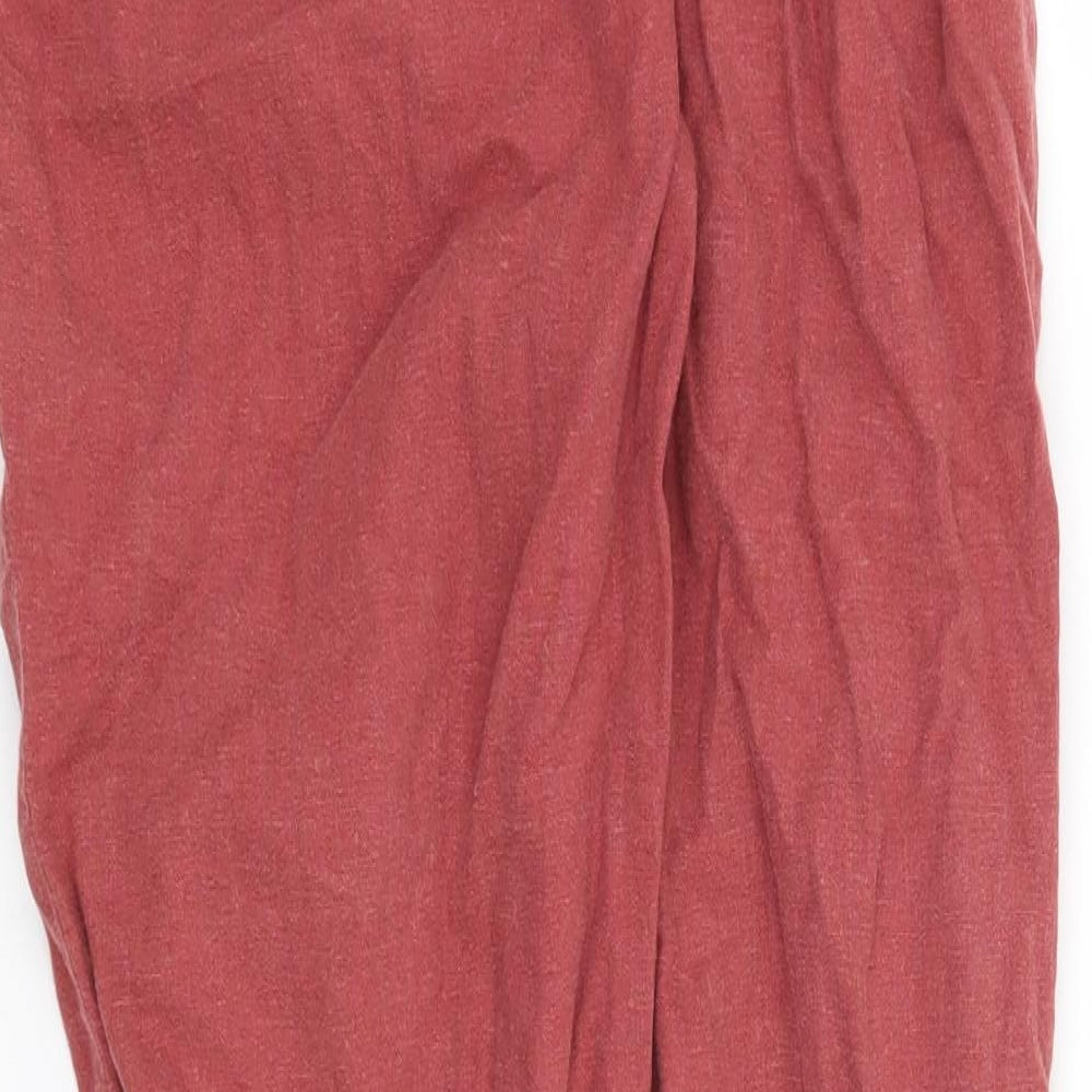 New Look Womens Red   Trousers  Size 12 L26 in