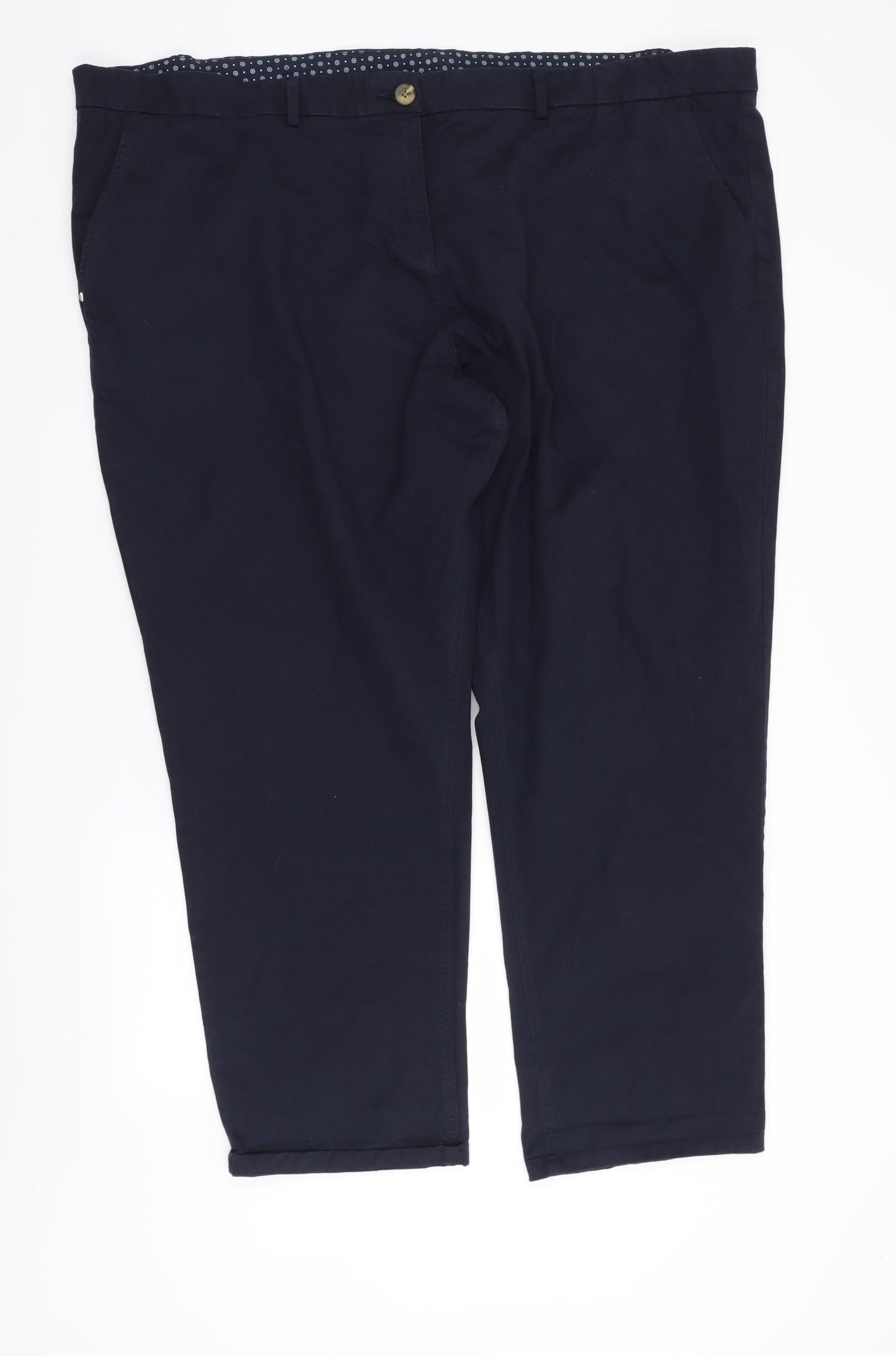 Maine Womens Blue   Chino Trousers Size 26 L29 in