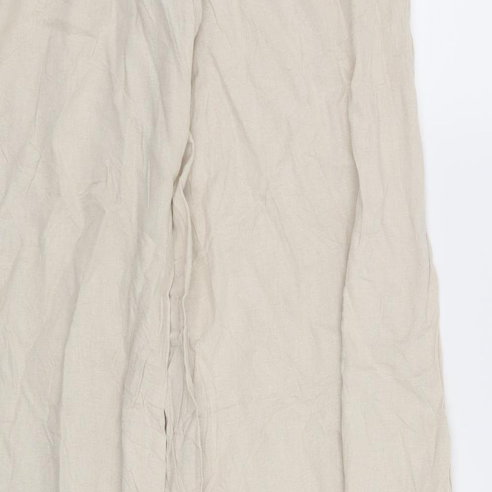 Preworn Womens Beige   Trousers  Size 12 L28 in