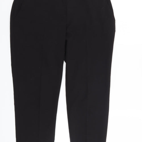 Dorothy Perkins Womens Black   Cropped Trousers Size 8 L22 in