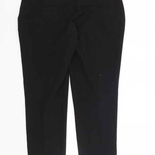 Dorothy Perkins Womens Black   Cropped Trousers Size 8 L22 in