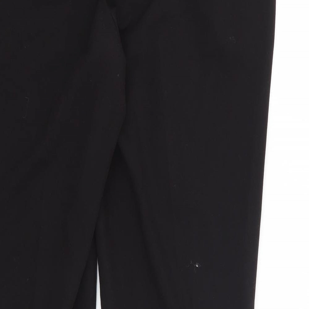 Dorothy Perkins Womens Black   Cropped Trousers Size 8 L22 in
