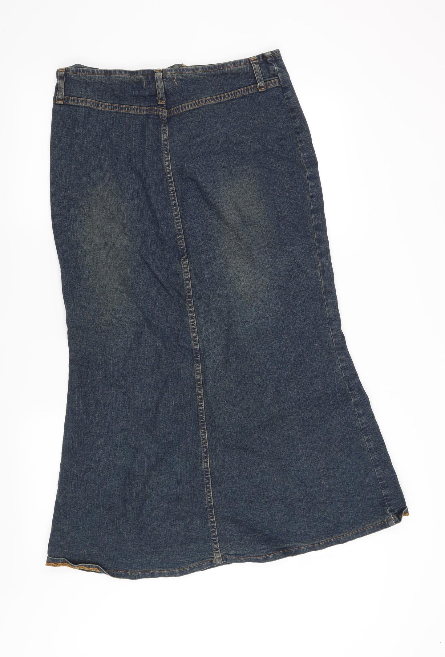 Diverse Womens Blue   A-Line Skirt Size 14