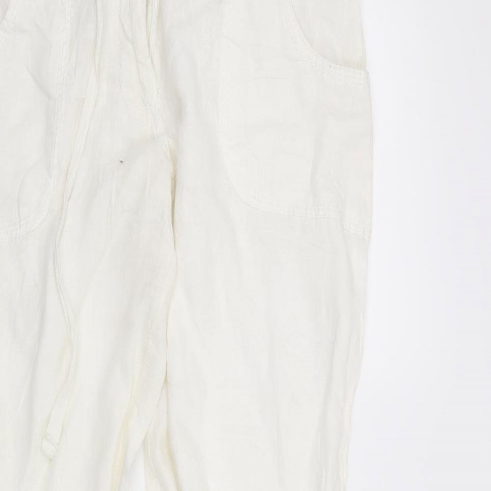 Denim CO Womens White   Trousers  Size 12 L30 in