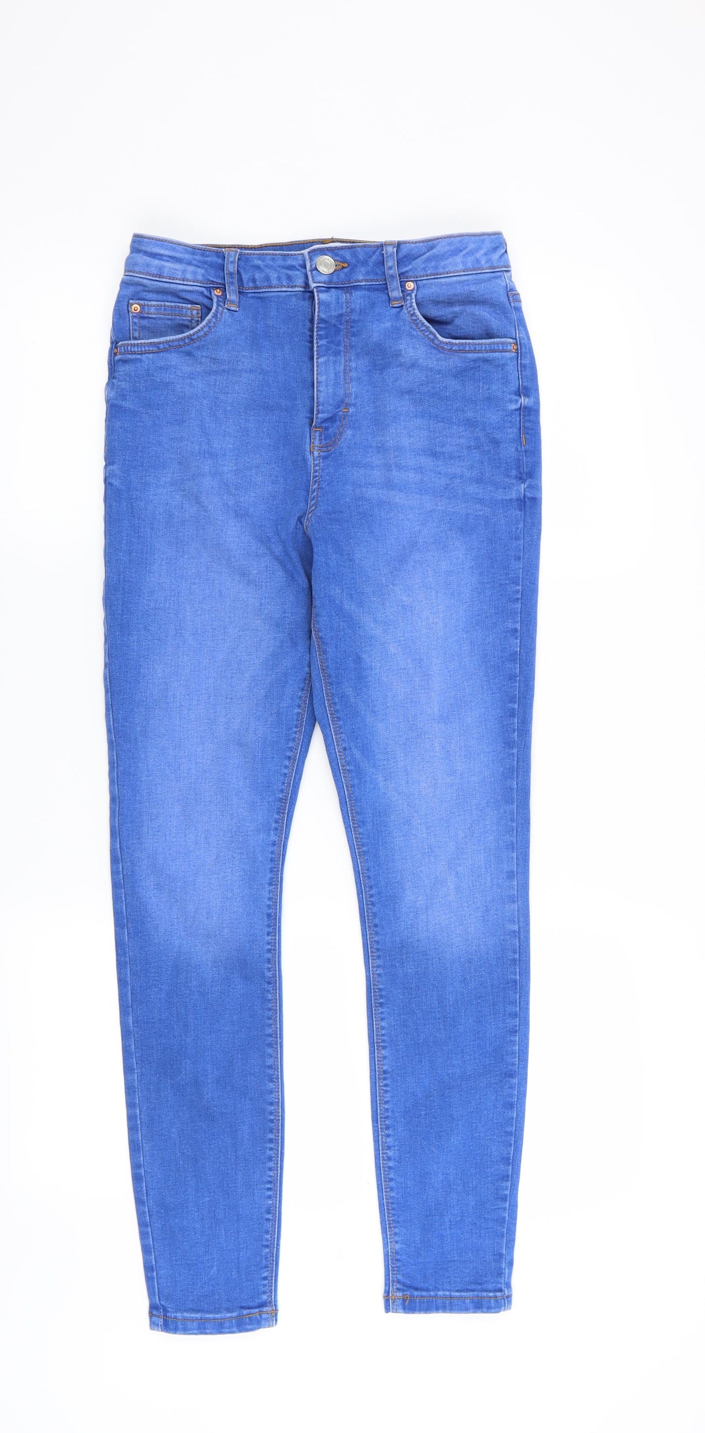 Denim CO Womens Blue   Skinny Jeans Size 12 L28 in