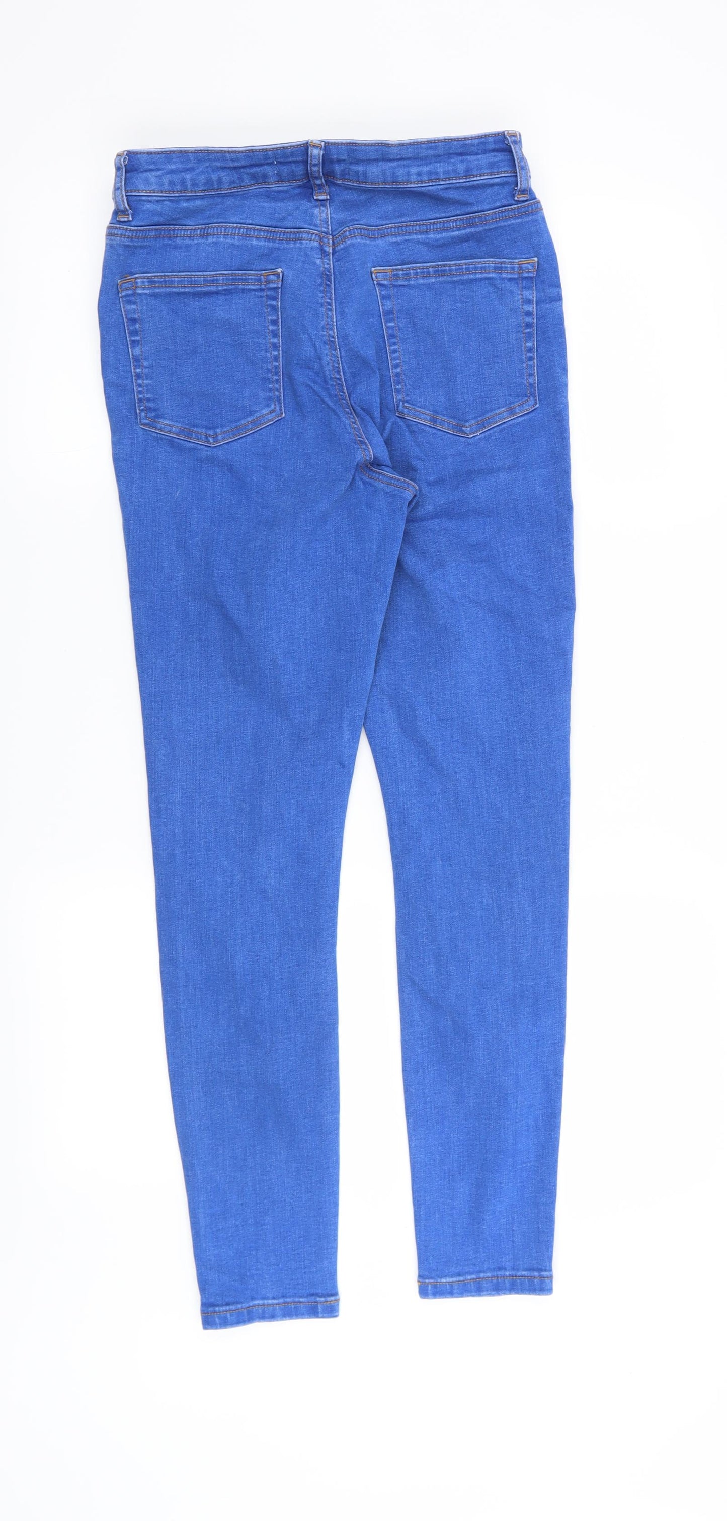 Denim CO Womens Blue   Skinny Jeans Size 12 L28 in