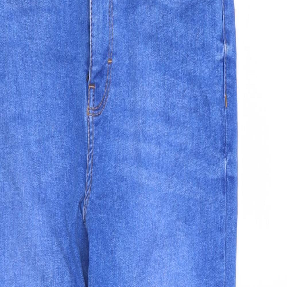 Denim CO Womens Blue   Skinny Jeans Size 12 L28 in