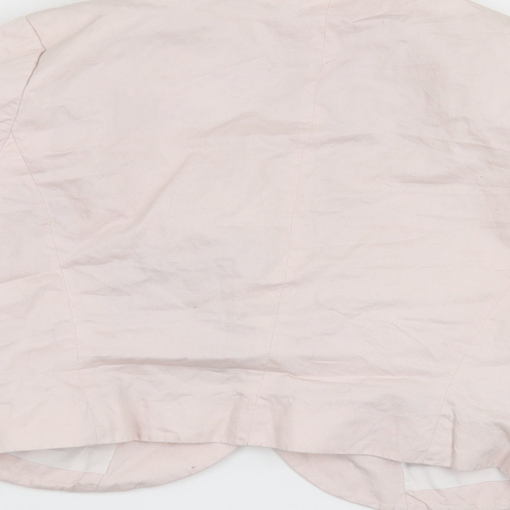 H&M Womens Pink   Jacket Blazer Size 8