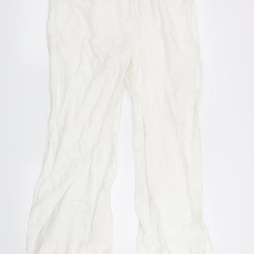 Kaliko Womens White   Trousers  Size 16 L27 in