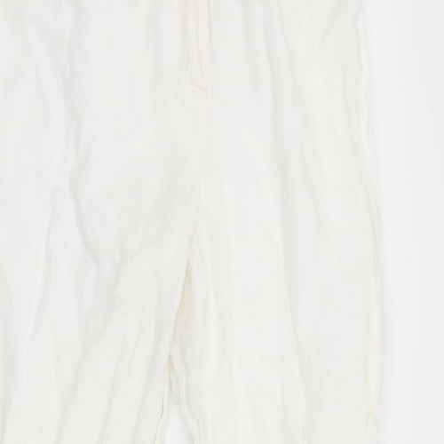 Kaliko Womens White   Trousers  Size 16 L27 in
