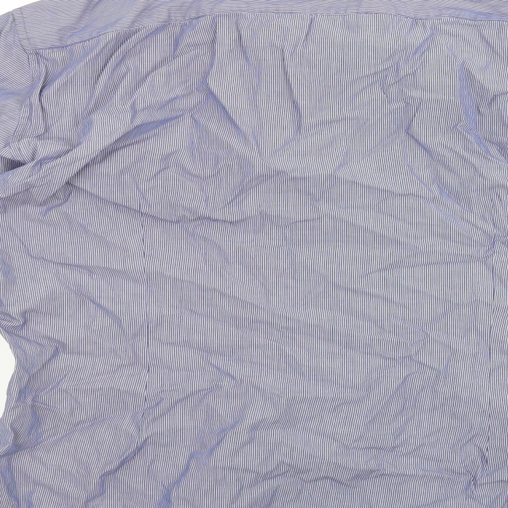 Limited Collection Mens Blue Striped   Dress Shirt Size 15.5