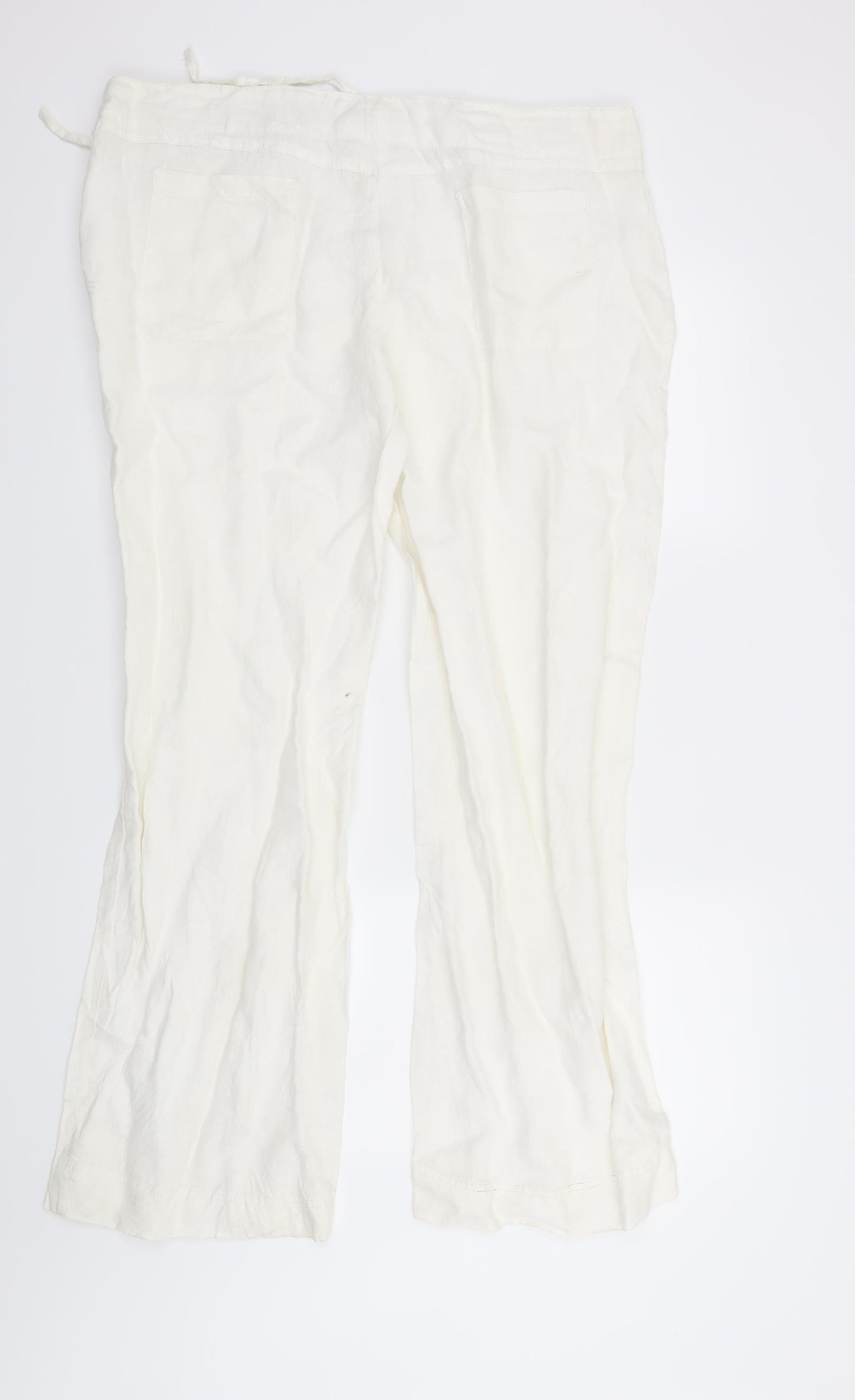 Atmosphere Womens White   Trousers  Size 16 L30 in