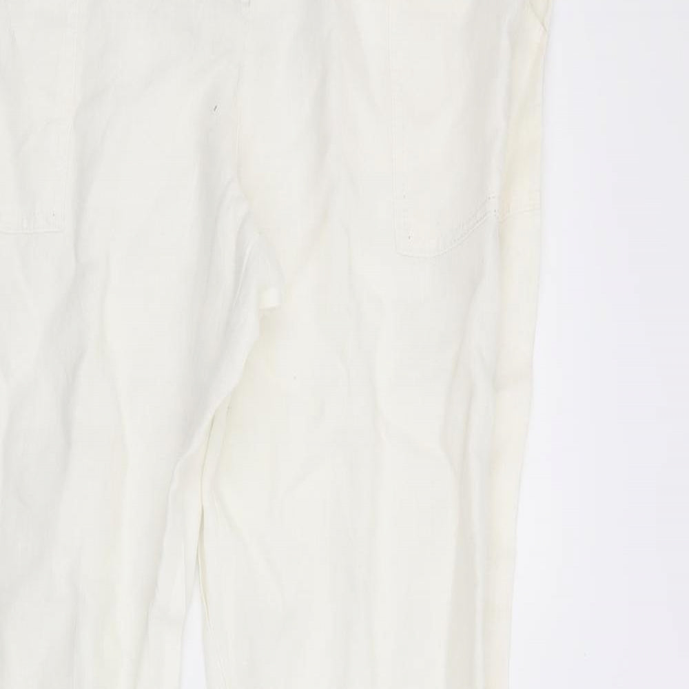 Atmosphere Womens White   Trousers  Size 16 L30 in