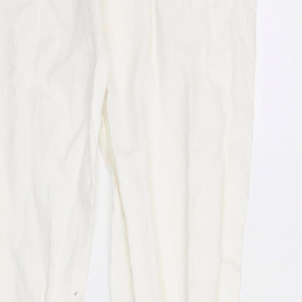 Atmosphere Womens White   Trousers  Size 16 L30 in