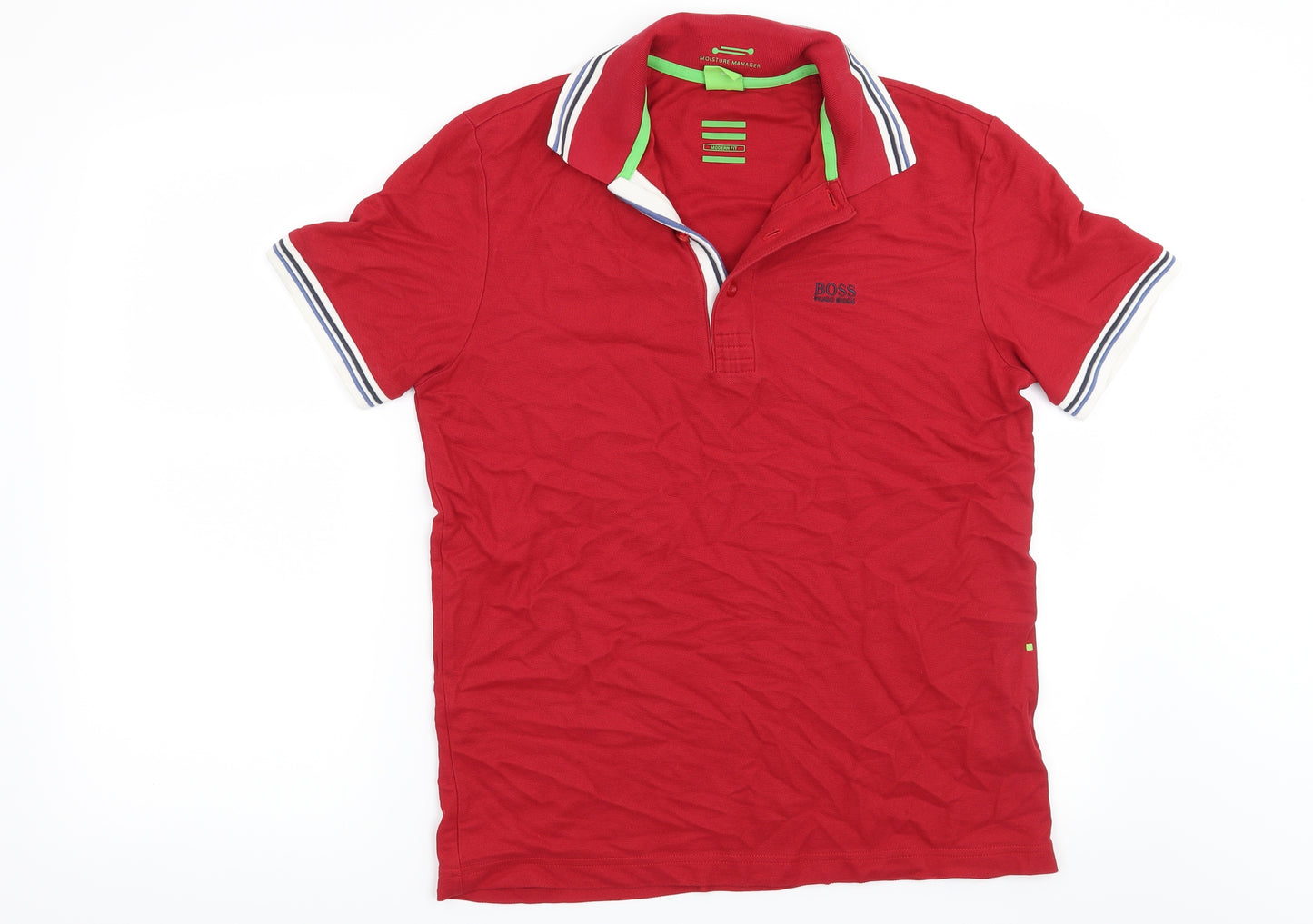 HUGO BOSS Mens Red    Polo Size M