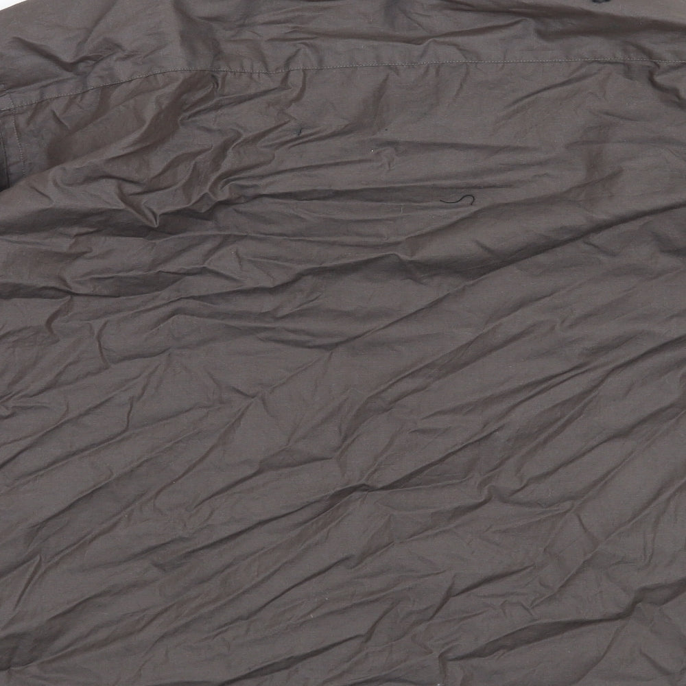 NEXT Mens Grey    Button-Up Size 17