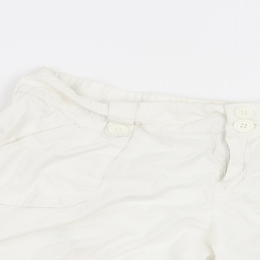 Papaya Womens White   Cargo Shorts Size 14