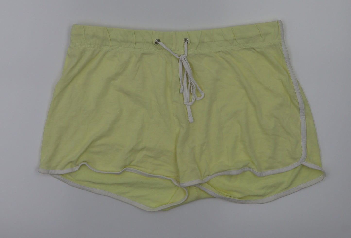 pep&co Womens Yellow   Hot Pants Shorts Size 16