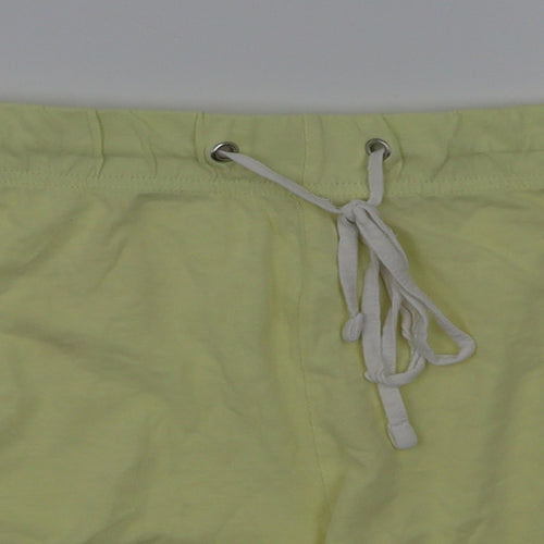 pep&co Womens Yellow   Hot Pants Shorts Size 16