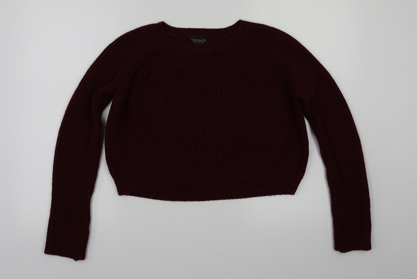 Topshop Womens Red   Pullover Jumper Size 8
