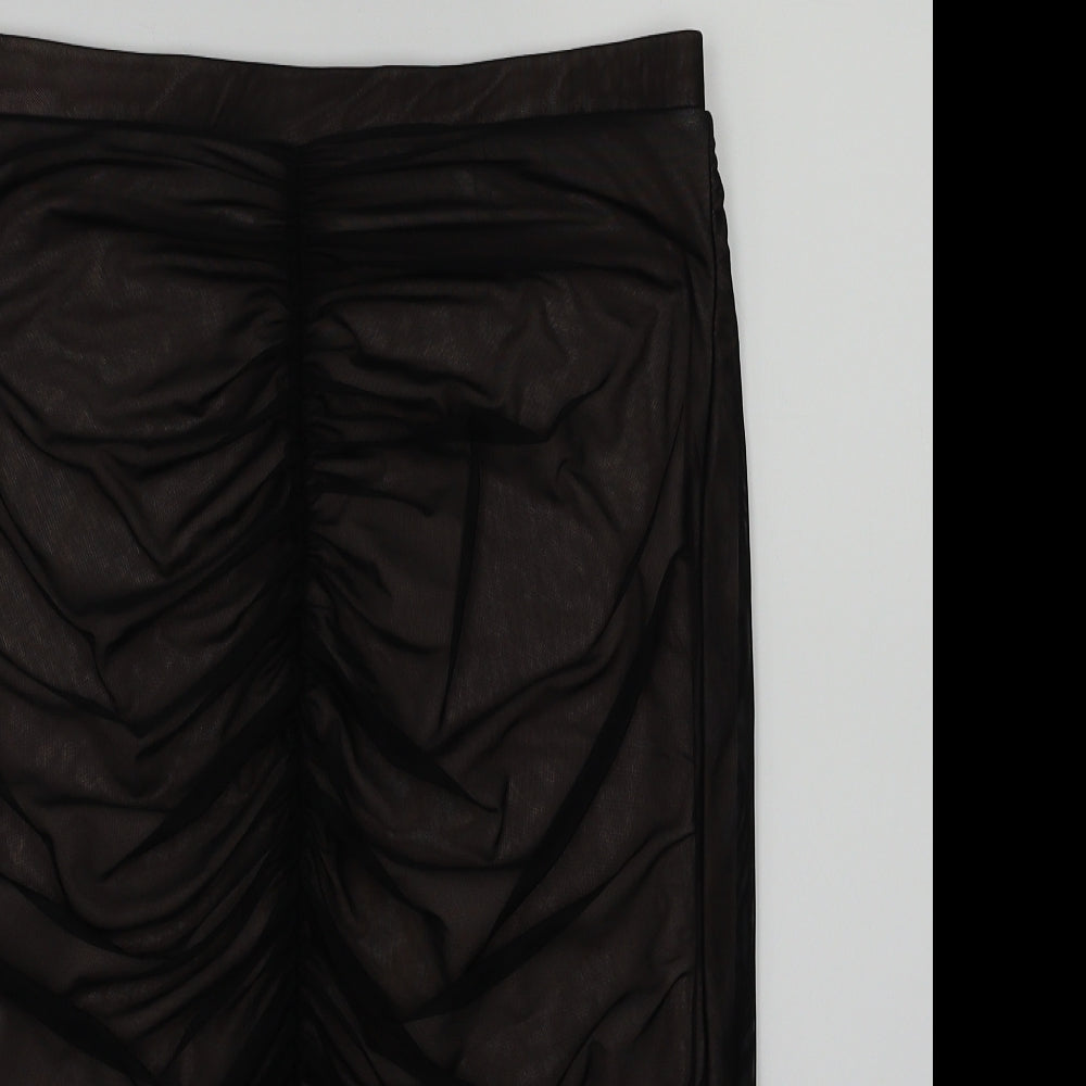 Quiz Womens Black   A-Line Skirt Size 14
