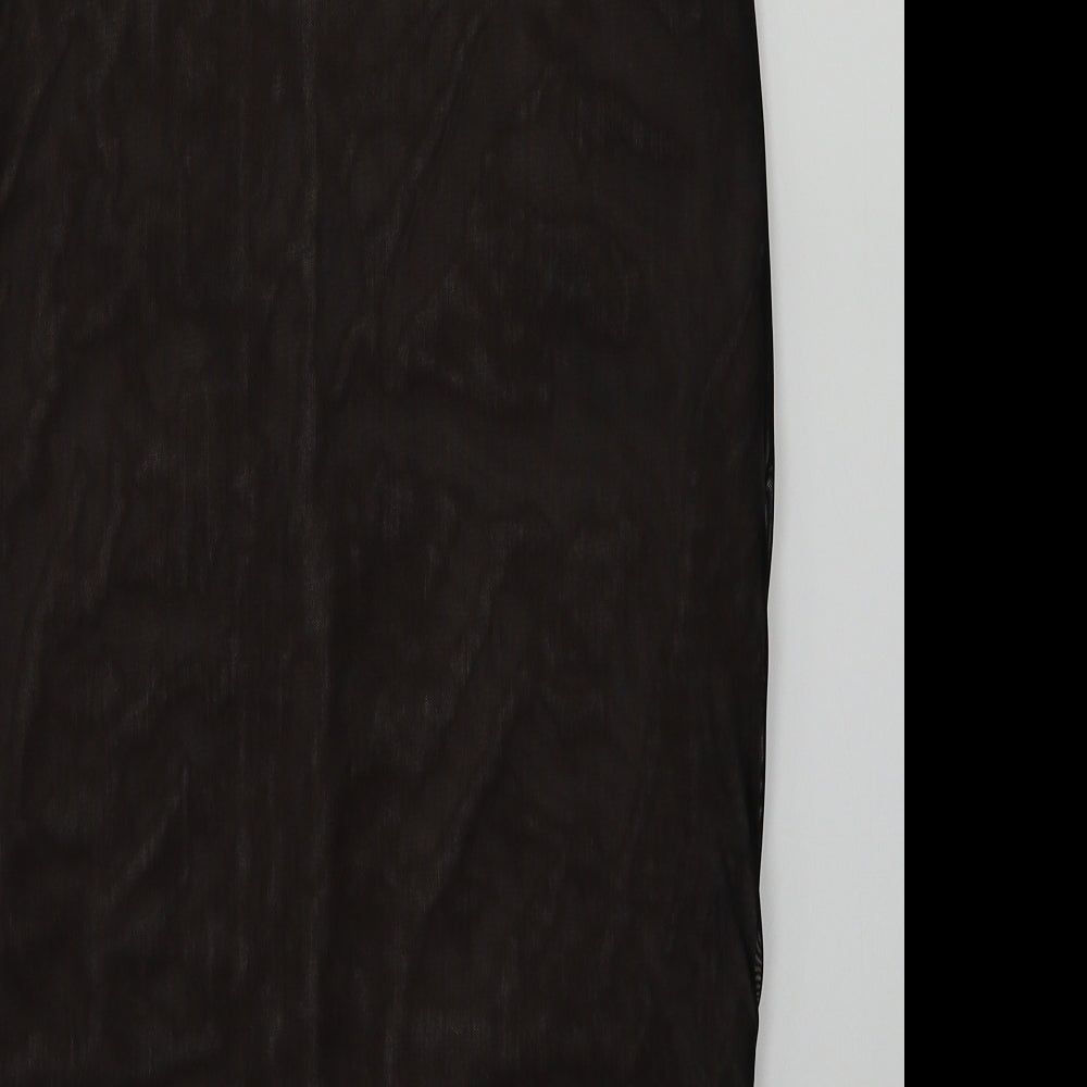 Quiz Womens Black   A-Line Skirt Size 14