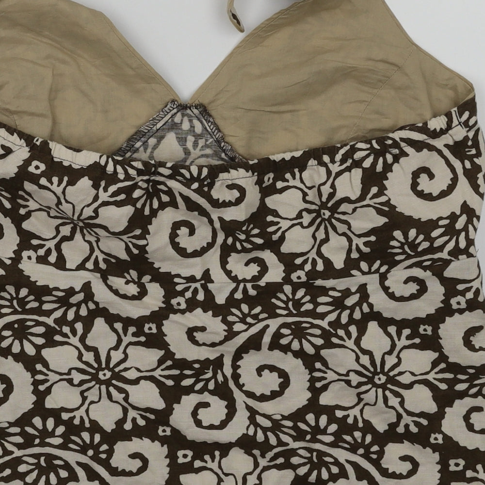 old navy  Womens Brown Floral  Camisole Tank Size M