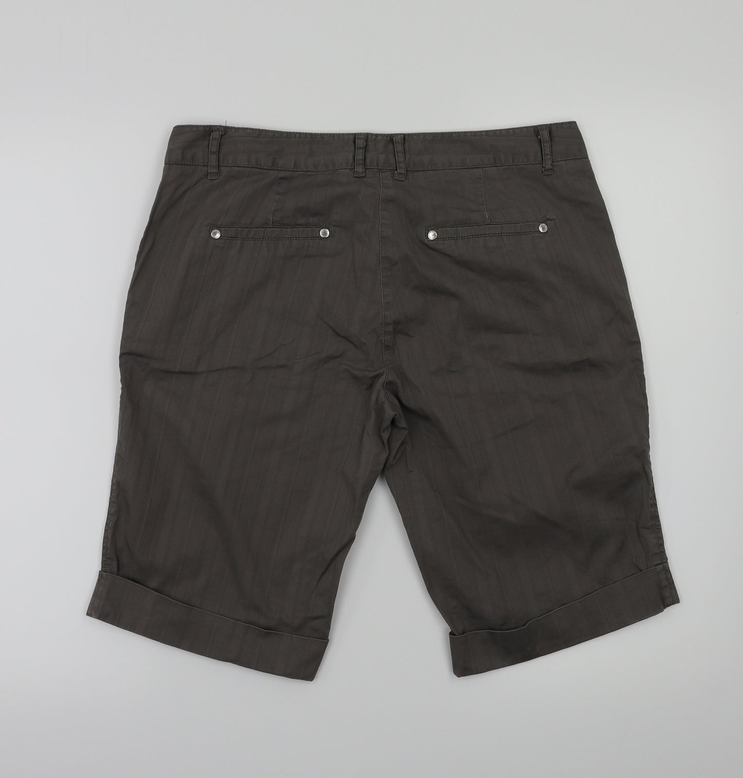 Amisu Mens Grey   Cargo Shorts Size 40