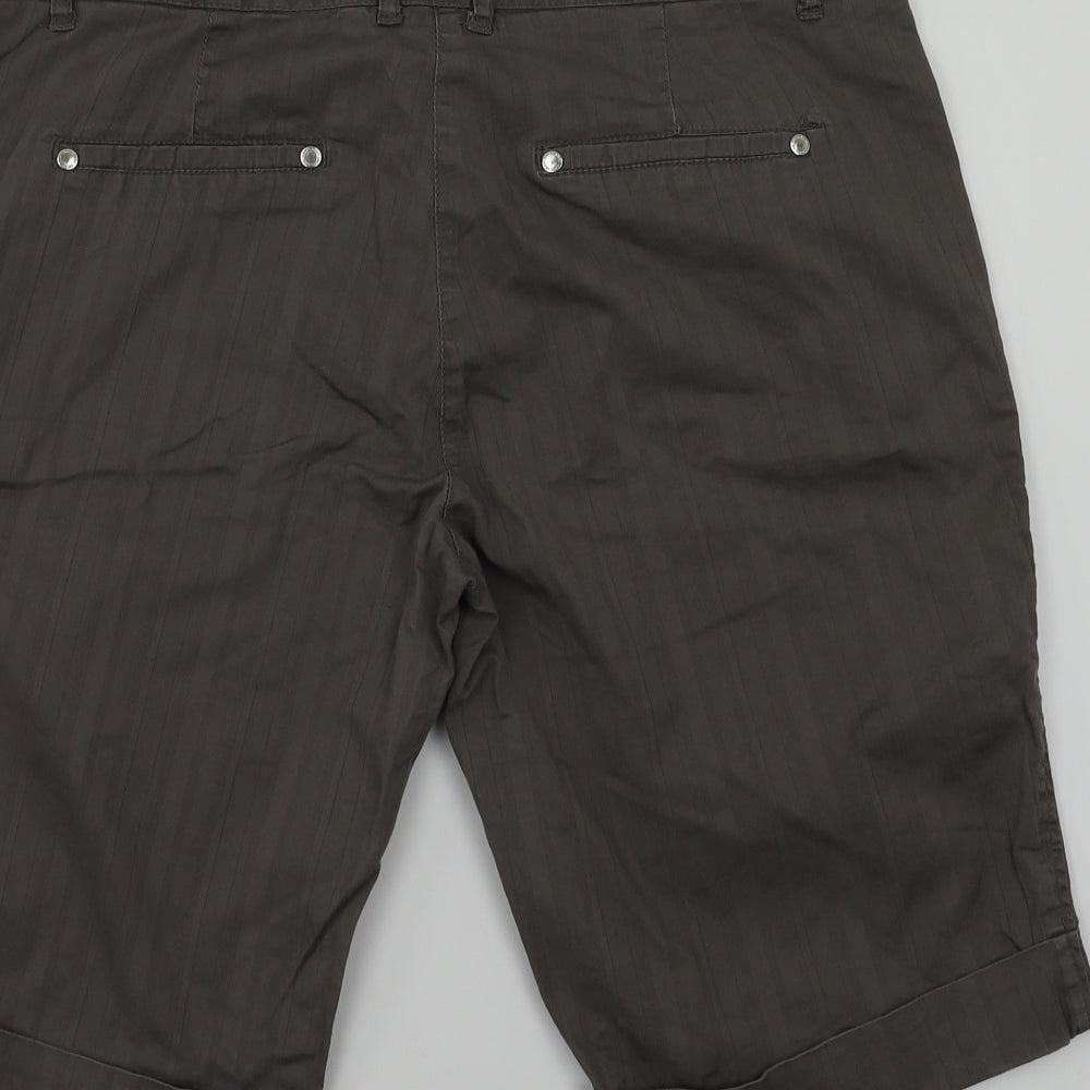 Amisu Mens Grey   Cargo Shorts Size 40