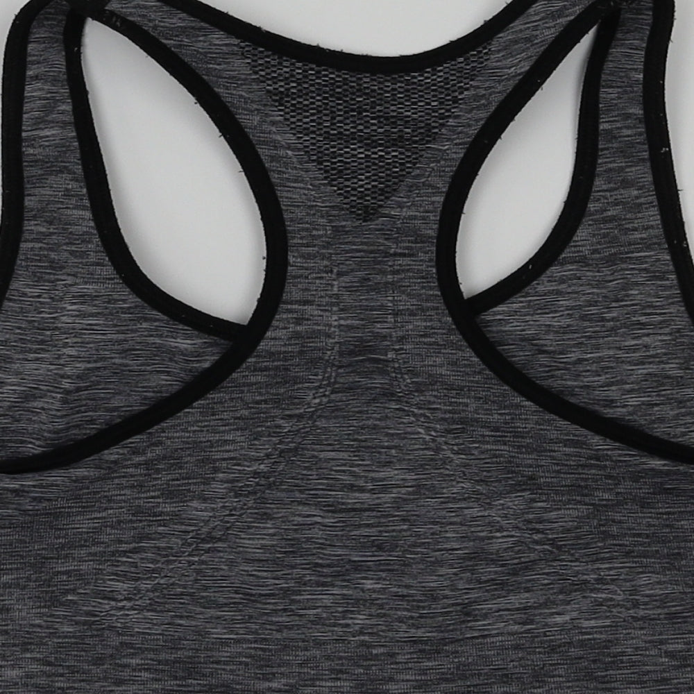 H&M Womens Grey   Basic T-Shirt Size 8