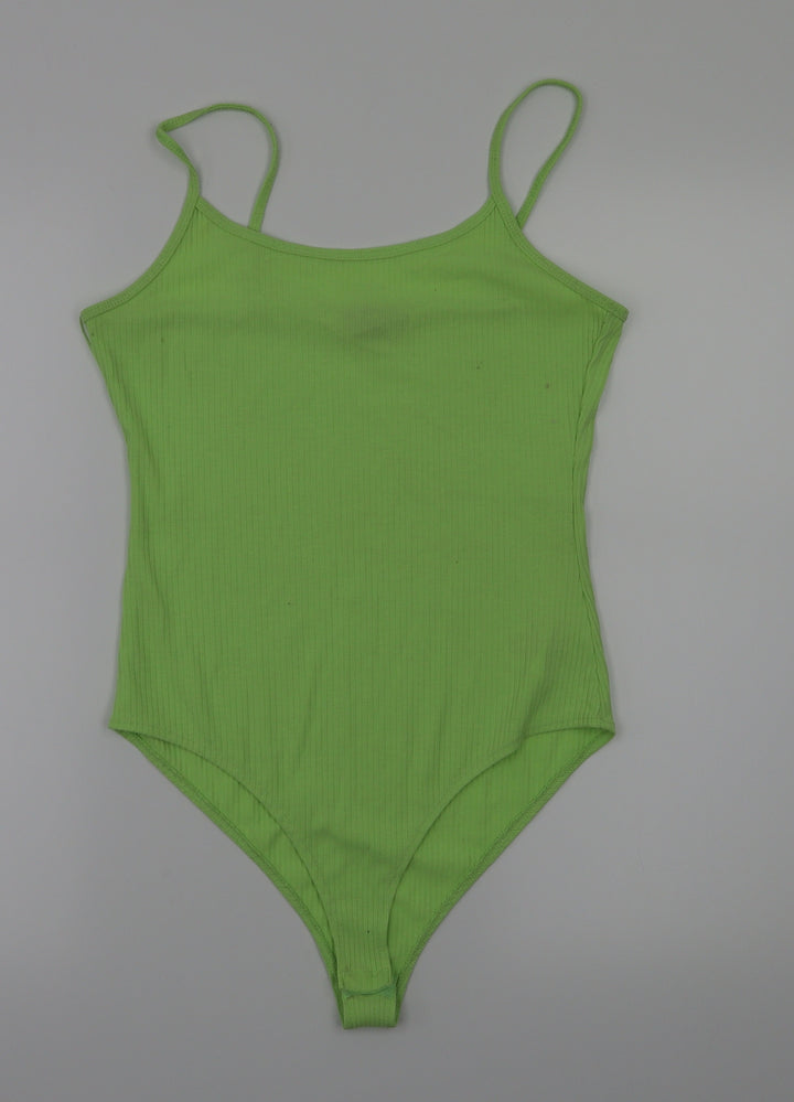 primark Womens Green Bodysuit One-Piece Size XS