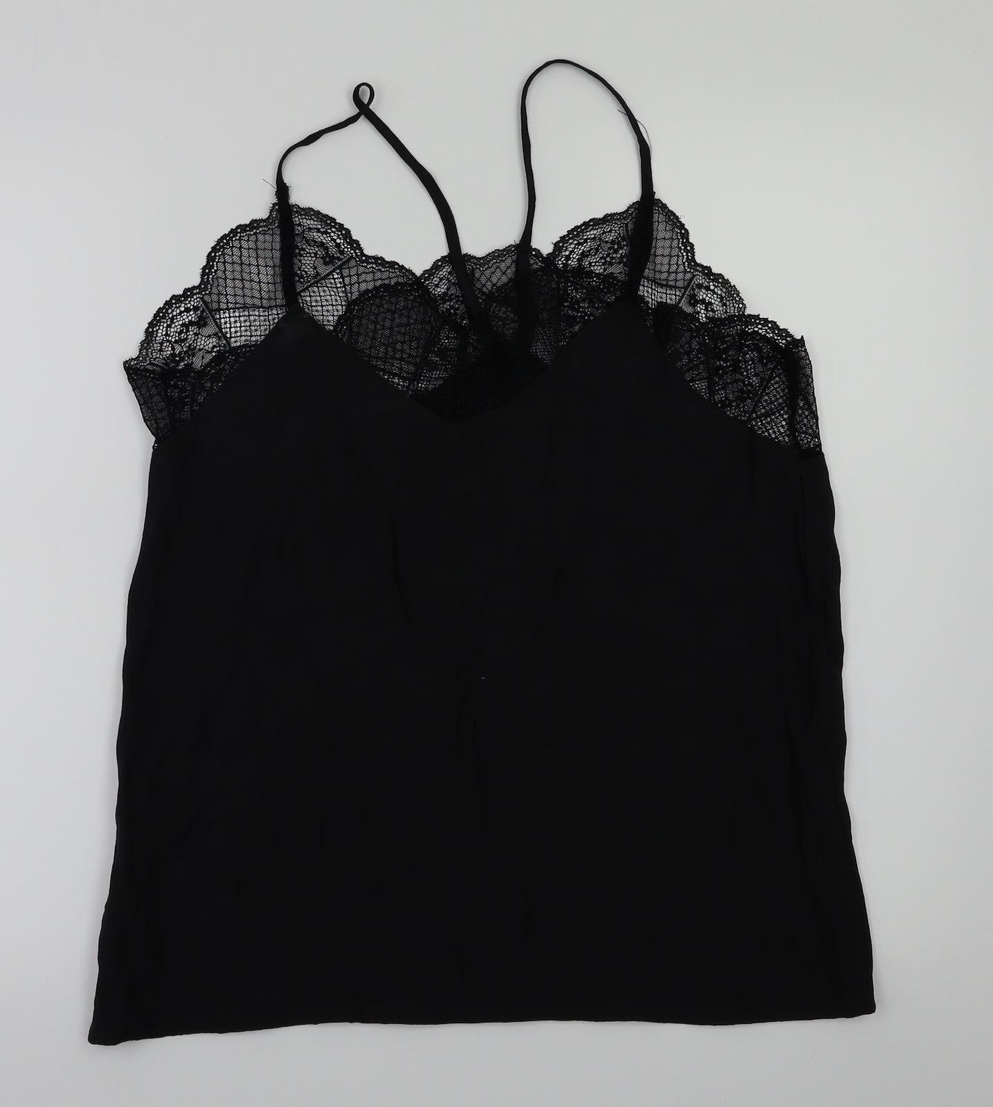 Preworn Womens Black   Basic Blouse Size XL