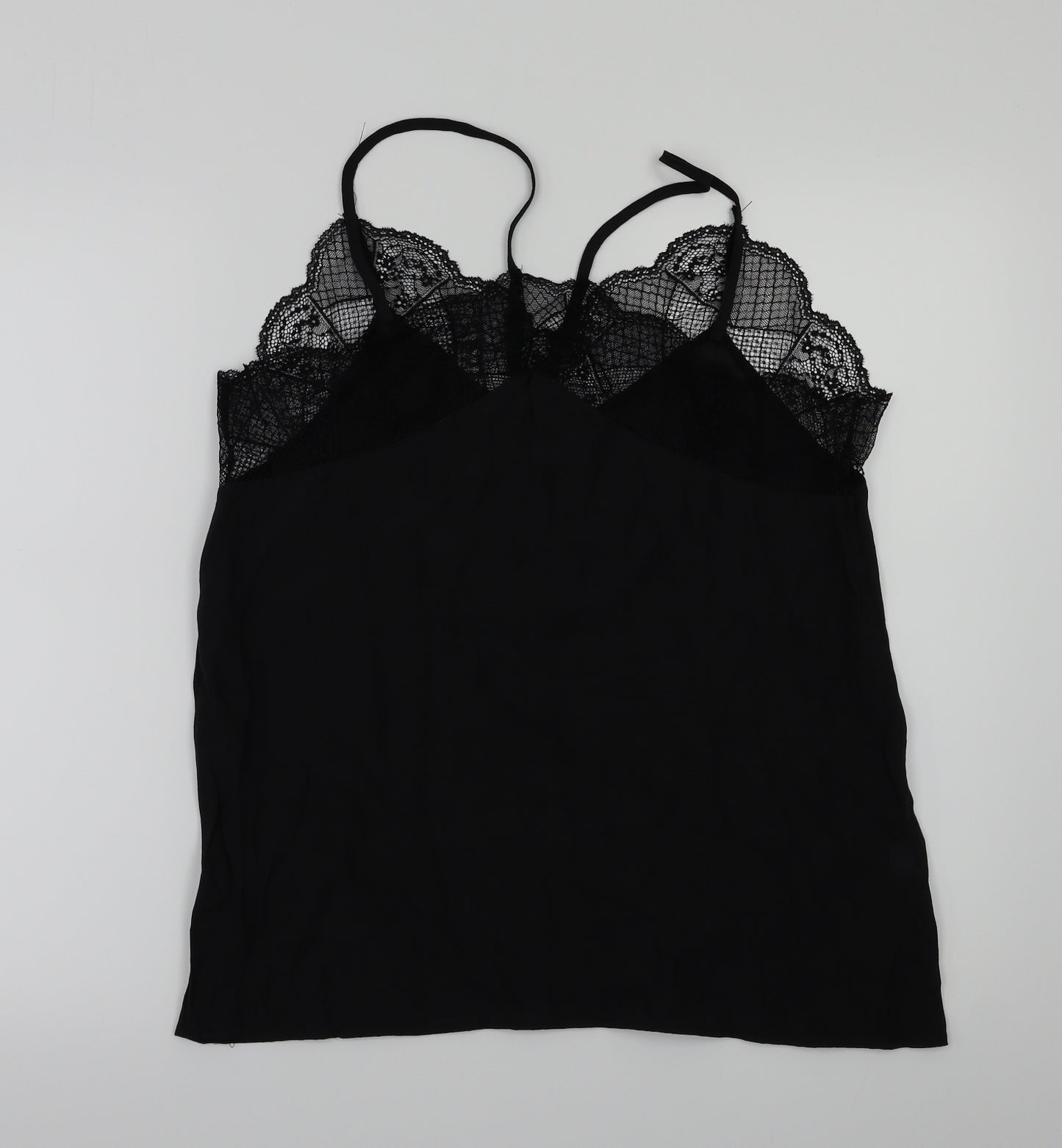 Preworn Womens Black   Basic Blouse Size XL