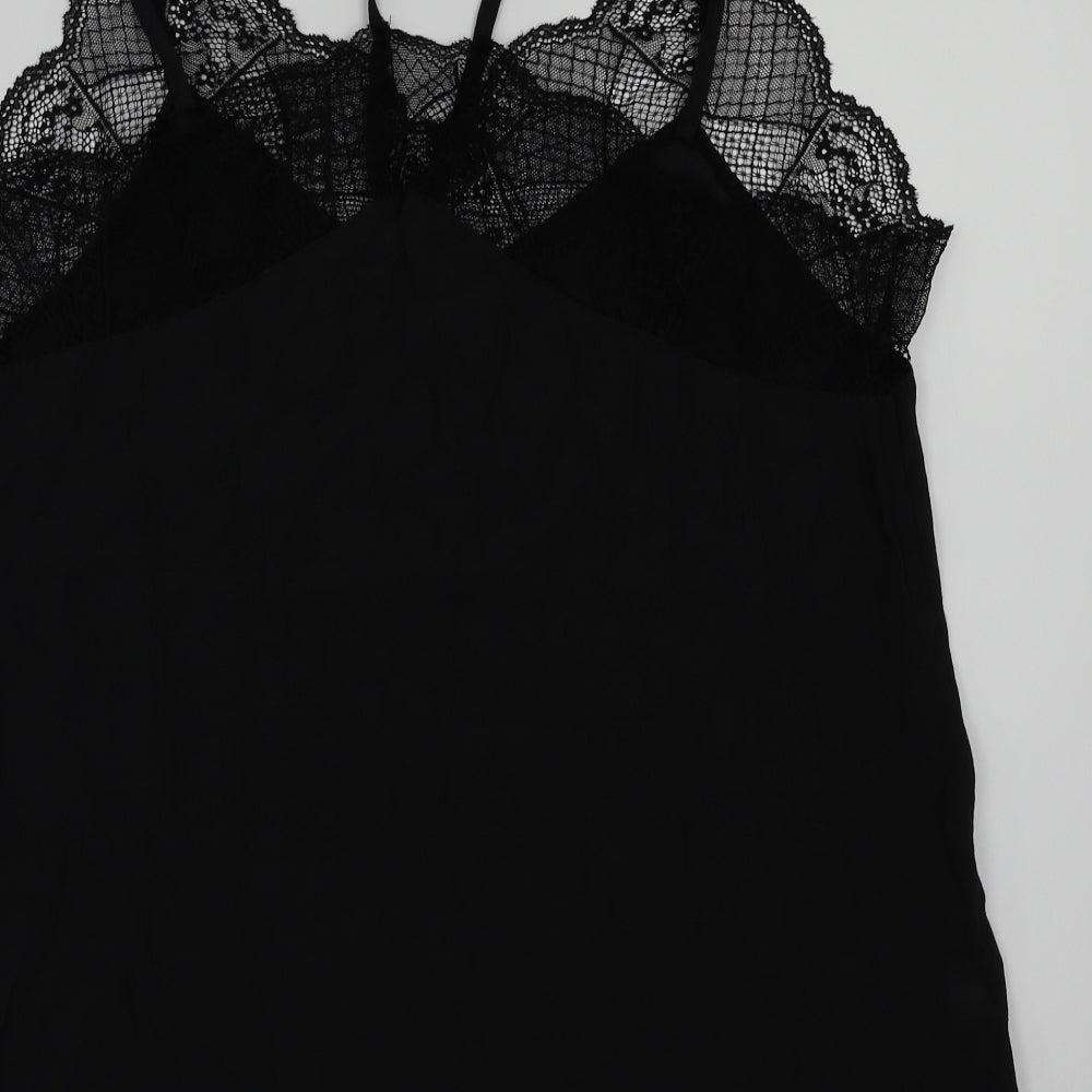 Preworn Womens Black   Basic Blouse Size XL
