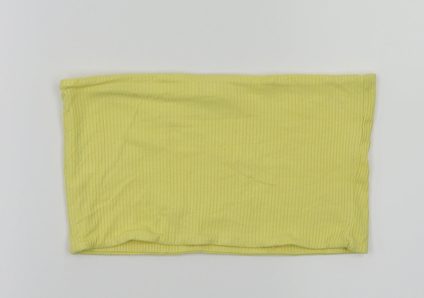 Topshop Womens Yellow   Basic T-Shirt Size 12