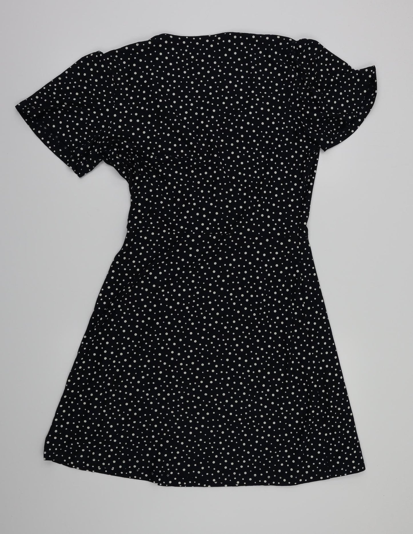 NEXT Womens Blue Polka Dot  Fit & Flare  Size 12