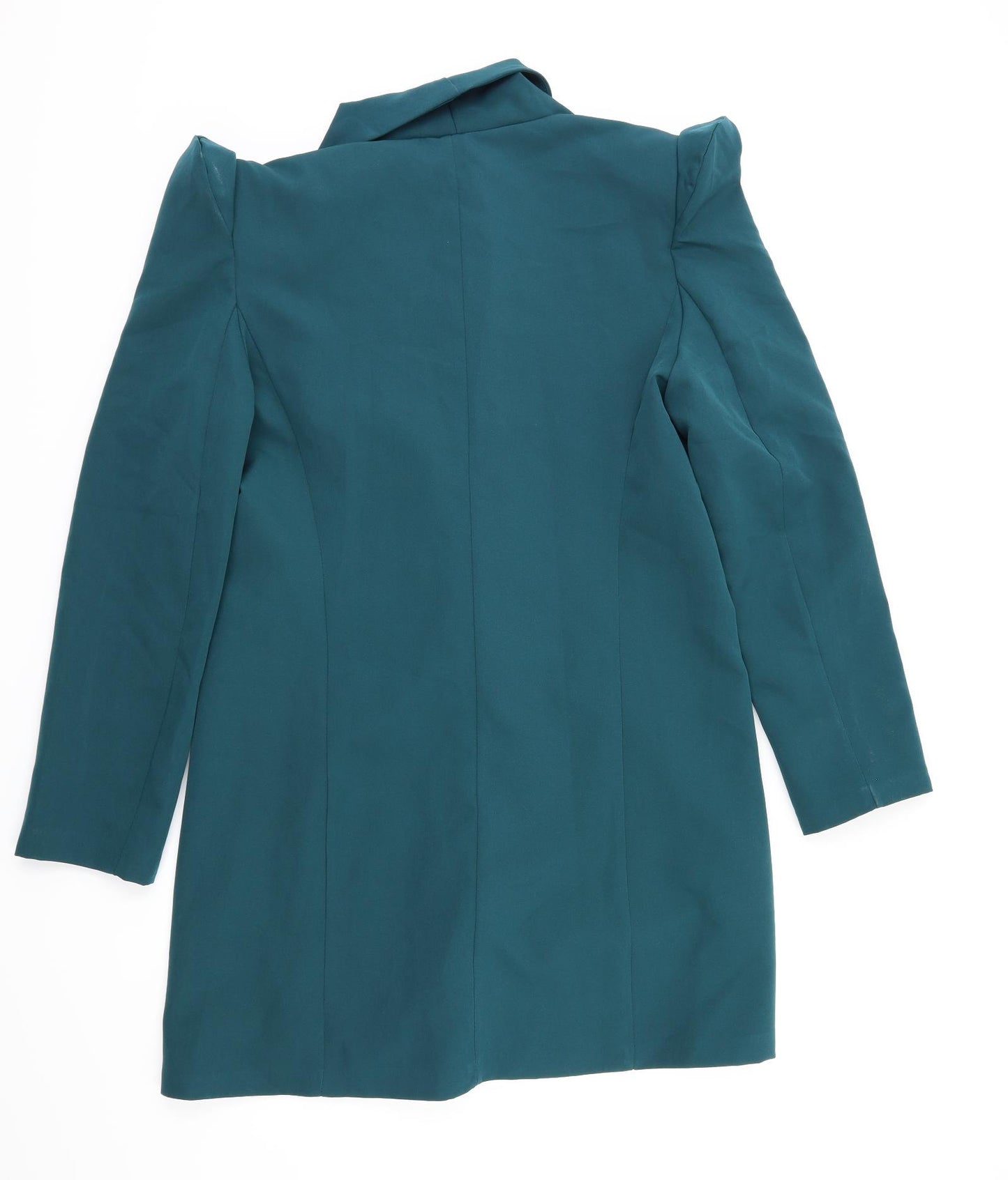 Boohoo Womens Green   Jacket Suit Jacket Size 12
