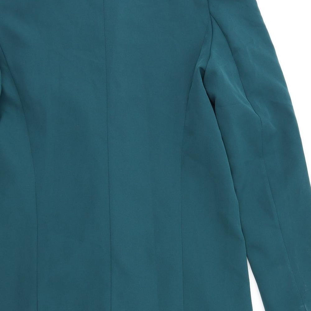 Boohoo Womens Green   Jacket Suit Jacket Size 12