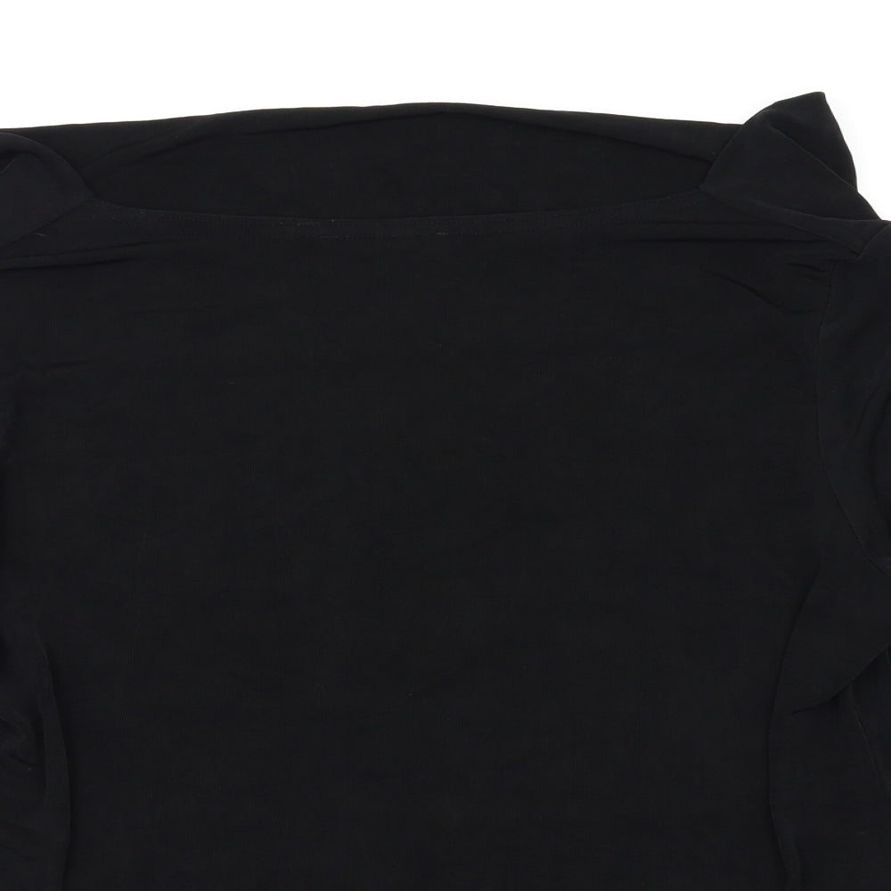 JONDEN Womens Black   Basic T-Shirt Size XL