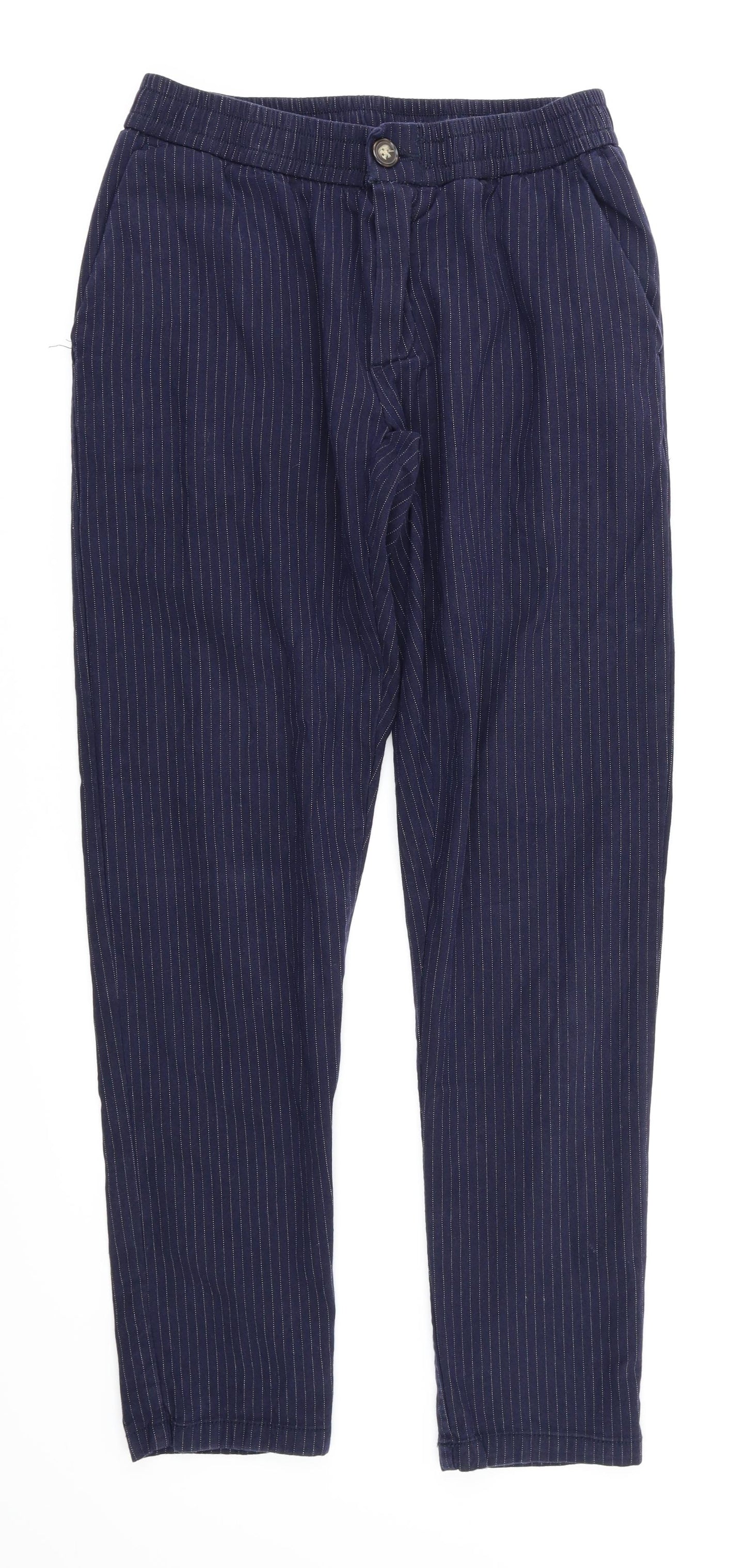 Rebel  Mens Blue   Trousers  Size 32 L32 in