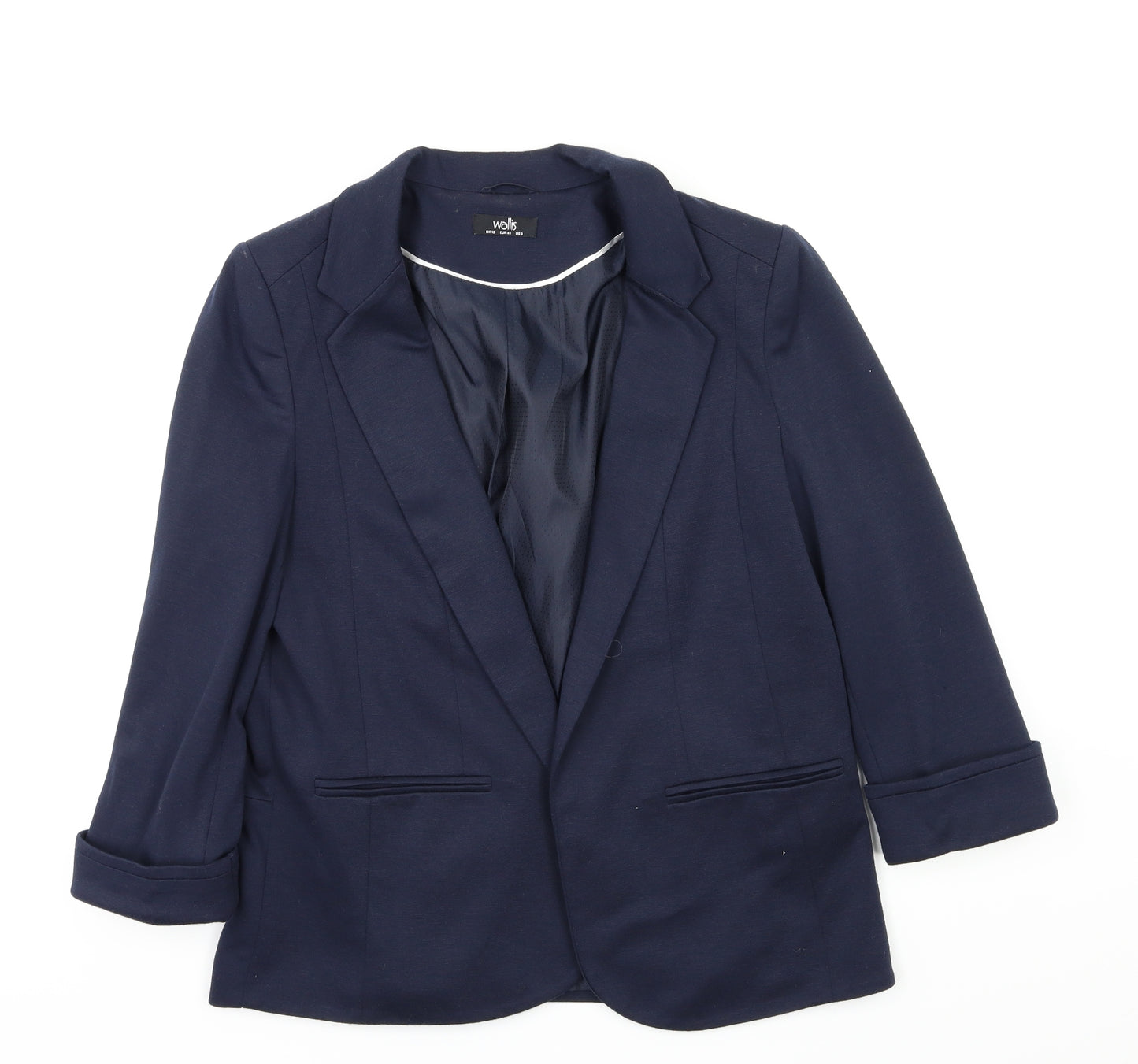 Wallis Womens Blue   Jacket Blazer Size 12