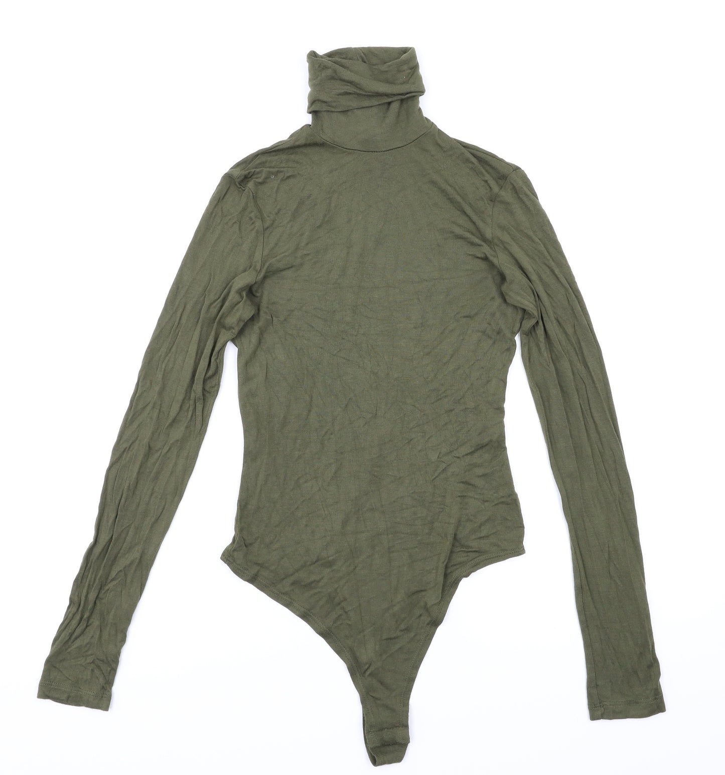Lounge Club Womens Green   Bodysuit One-Piece Size 8